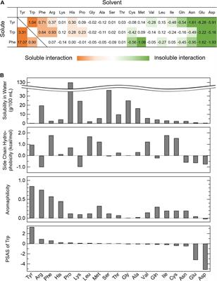 Solubility Parameters of Amino Acids on Liquid–Liquid Phase Separation and Aggregation of Proteins